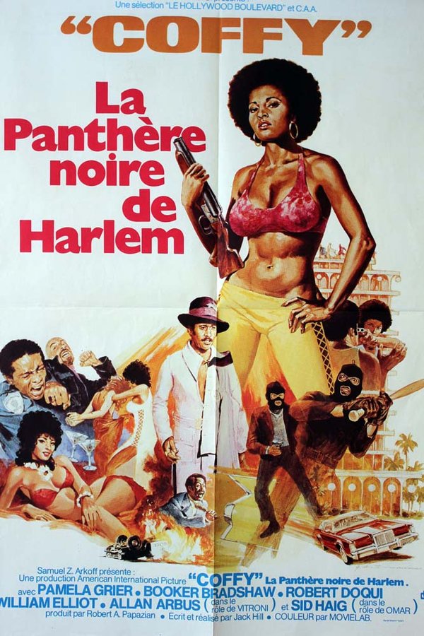 COFFY la Panthère noire de Harlem Affiche originale 1978 Jack Hill Pamela Grier 60X80 CM